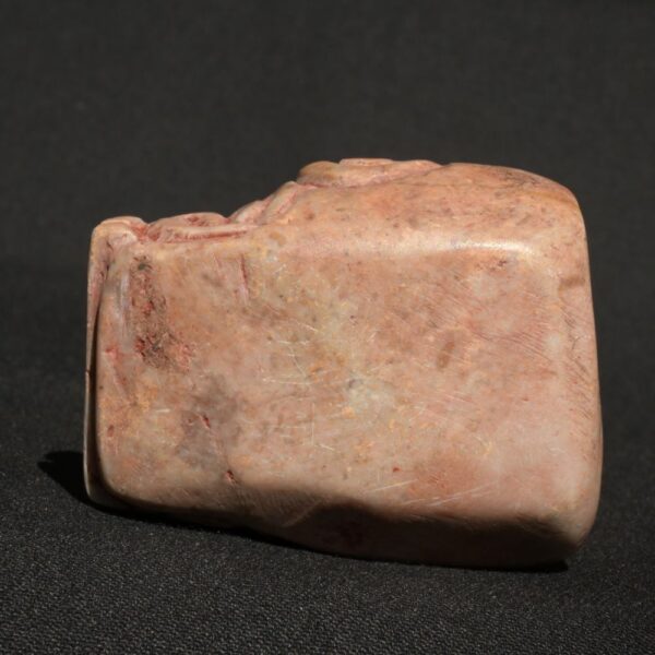 🗿 Title:Ancient Chavín Jaguar Head Sculpture – Quartz-Granite with Sodalite Inlays – Ritual Artifact from Pre-Columbian Peru - Imagen 8