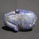 Sodalite Skull 450g Hand Carved w/ Double-Headed Serpent & Quartz Veins - Imagen 6