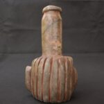 🏷️Chavín Granite Ritual Bottle 2001g – Feline Face, Pre-Columbian Style Sculpture - Imagen 3
