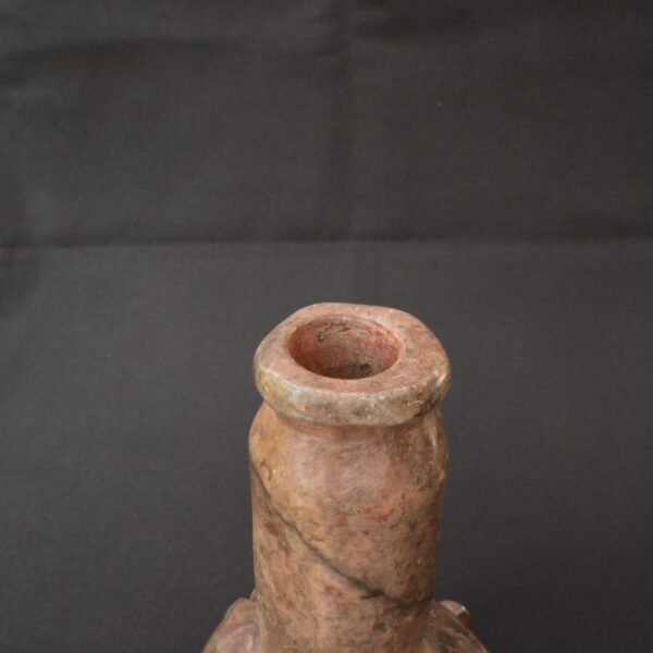 🏷️Chavín Granite Ritual Bottle 2001g – Feline Face, Pre-Columbian Style Sculpture - Imagen 6