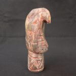 🏷️Moche Ritual Stone Hand 2000g – Inlaid Shell, Serpent Motifs, Turquoise Sculpture - Imagen 4