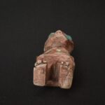 🏷️Pre-Columbian Alien Figure 500g – Nasca Style with Turquoise & Sodalite Inlays - Imagen 7