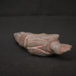 🏷️Condor Ritual Scepter 800g – Granite & Quartz, Feline Figure, Turquoise Inlays - Imagen 7
