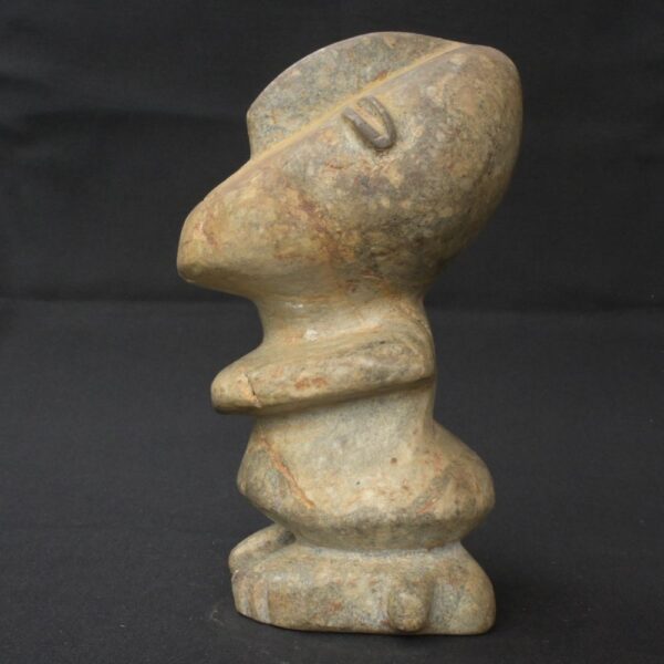 Inca stone figure with quartz and granite veins, pre-Columbian art - Imagen 3