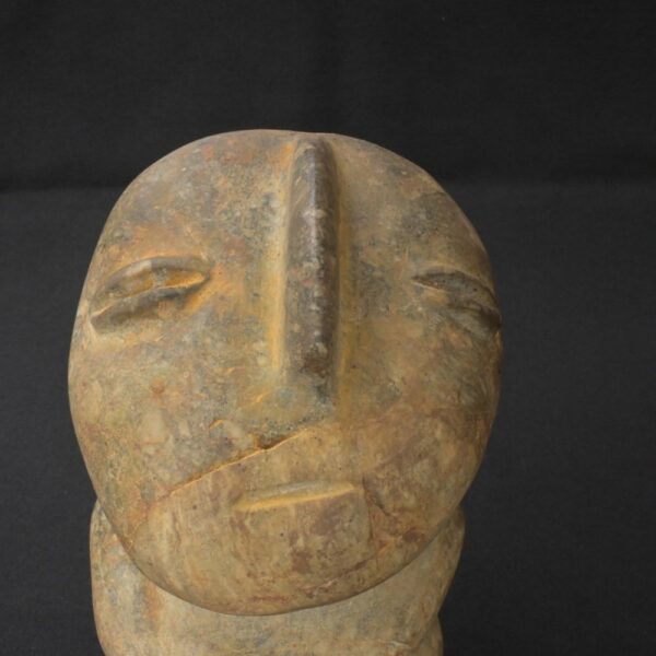 Inca stone figure with quartz and granite veins, pre-Columbian art - Imagen 7