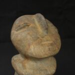 Inca stone figure with quartz and granite veins, pre-Columbian art - Imagen 8