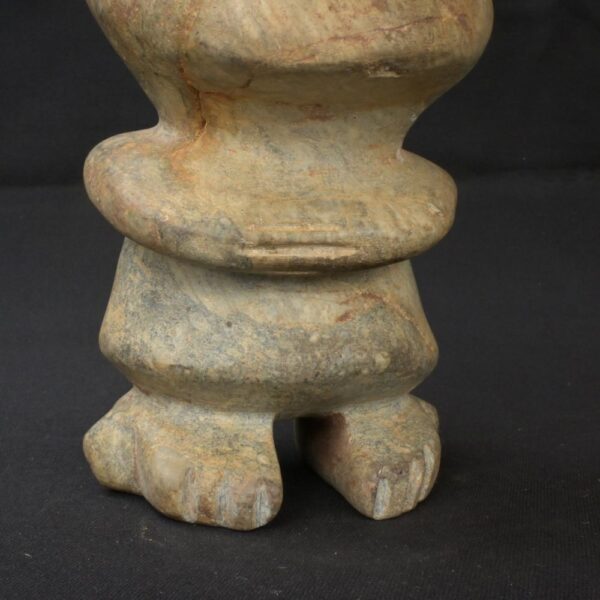 Inca stone figure with quartz and granite veins, pre-Columbian art - Imagen 9