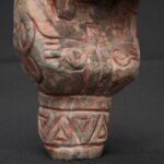 Moche ritual hand sculpture with pre-Columbian mother-of-pearl inlays - Imagen 7