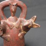 🟩Sican Ritual Bottle with Two Felines – Pre-Columbian Ceramic Artifact - Imagen 7