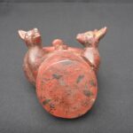 🟩Sican Ritual Bottle with Two Felines – Pre-Columbian Ceramic Artifact - Imagen 10