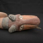 🟩Moche Ritual Fox Horn – Pre-Columbian Ceramic Trumpet Instrument - Imagen 6