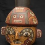 🟩Paracas Ritual Bottle – Ceramic Vessel with Double Serpent - Imagen 8