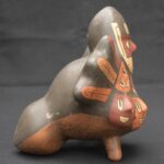 Nazca Ritual Bird Vessel with 9 Faces – Pre-Columbian Ceramic Artifact - Imagen 4