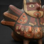 Nazca Ritual Bird Vessel with 9 Faces – Pre-Columbian Ceramic Artifact - Imagen 6