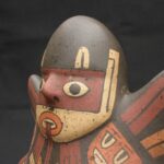 Nazca Ritual Bird Vessel with 9 Faces – Pre-Columbian Ceramic Artifact - Imagen 8