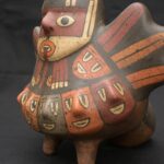 Nazca Ritual Bird Vessel with 9 Faces – Pre-Columbian Ceramic Artifact - Imagen 9