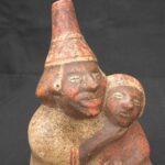 Moche Intimate Couple Vessel – Pre-Columbian Ceramic Ritual Piece - Imagen 5