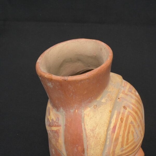 Moche Portrait Vessel – Pre-Columbian Ceramic with Ritual Expression - Imagen 5