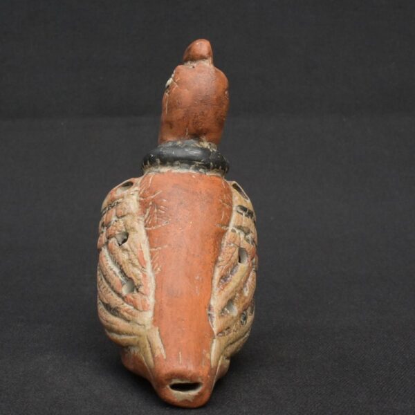 🔷Handcrafted Ceramic Andean Condor Whistle – Pre-Columbian Art - Imagen 2
