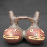 🎨 Double-Spout Nazca Bottle – Stylized Fish Motif - Imagen 7