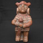 🛡️ Moche Warrior Figurine – Pre-Columbian Ritual Ceramic Art
