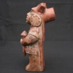 🛡️ Moche Warrior Figurine – Pre-Columbian Ritual Ceramic Art - Imagen 2