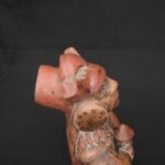 🛡️ Moche Warrior Figurine – Pre-Columbian Ritual Ceramic Art - Imagen 5