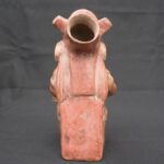⚔️ Moche Warrior Figurine – Ceramic Ritual Sculpture from Ancient Peru - Imagen 3