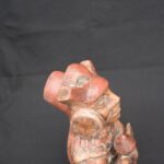 ⚔️ Moche Warrior Figurine – Ceramic Ritual Sculpture from Ancient Peru - Imagen 5
