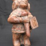 ⚔️ Moche Warrior Figurine – Ceramic Ritual Sculpture from Ancient Peru - Imagen 8