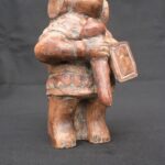 ⚔️ Moche Warrior Figurine – Ceramic Ritual Sculpture from Ancient Peru - Imagen 9