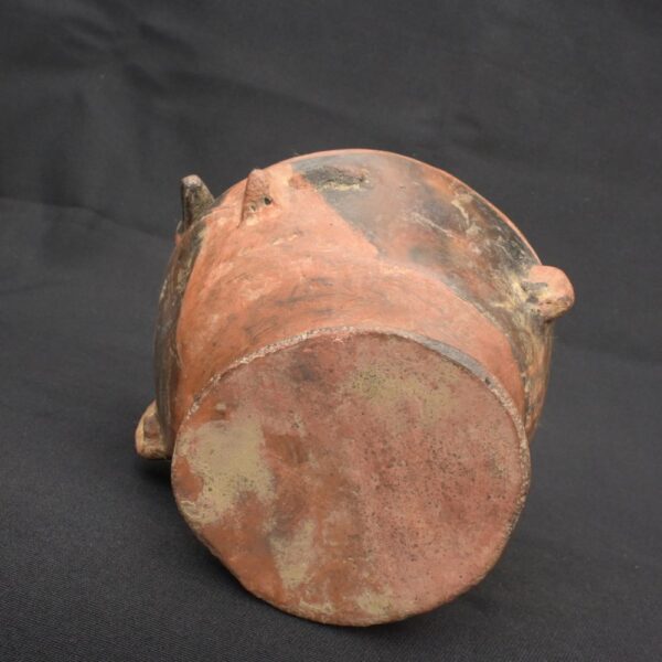 🪶 Recuay Ritual Bottle – Ceramic with Animal Motifs and Tribal Design - Imagen 9