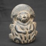 🌽 Moche Whistling Vessel – Andean Corn Spirit Ceramic Flute Sculpture - Imagen 5