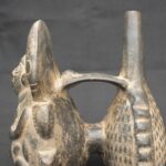 🌽 Moche Whistling Vessel – Andean Corn Spirit Ceramic Flute Sculpture - Imagen 7