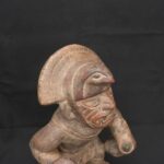🛡️ Moche Warrior-Priest Figurine – Fierce Handcrafted Ritual Sculpture - Imagen 5