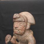 🛡️ Moche Warrior-Priest Figurine – Fierce Handcrafted Ritual Sculpture - Imagen 8