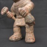 🛡️ Moche Warrior-Priest Figurine – Fierce Handcrafted Ritual Sculpture - Imagen 10
