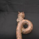 🎺 Moche Feline Trumpet – Curved Ritual Ceramic Wind Instrument - Imagen 4