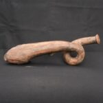 🎺 Moche Feline Trumpet – Curved Ritual Ceramic Wind Instrument - Imagen 9