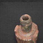 Chavín ritual stone bottle with a two-headed serpent engraving - Imagen 10