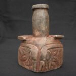 Chavín Stone Ritual Bottle with Owl Motif and Ceremonial Engraving - Imagen 5