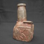 Chavín Stone Ritual Bottle with Owl Motif and Ceremonial Engraving - Imagen 6