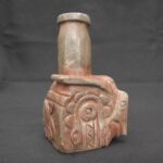 Chavín Stone Ritual Bottle with Owl Motif and Ceremonial Engraving - Imagen 7