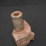 Chavín Stone Ritual Bottle with Owl Motif and Ceremonial Engraving - Imagen 8