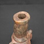 Chavín Stone Bottle with Two-Faced Feline-Human Ritual Head Design - Imagen 5
