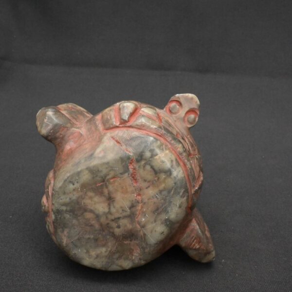 Chavín Stone Bottle with Two-Faced Feline-Human Ritual Head Design - Imagen 8