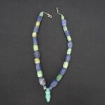 Moche-Chavín Necklace with Green and Blue Stone Beads