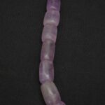 Collar Moche-Chavín con cuentas de piedra amatista precolombino - Imagen 3