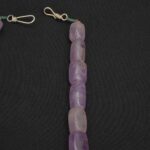 Collar Moche-Chavín con cuentas de piedra amatista precolombino - Imagen 5