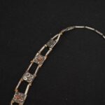 Collar Moche en plata con dije ritual en forma de concha - Imagen 5